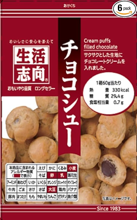生活志向 チョコシュー 60g ×6袋